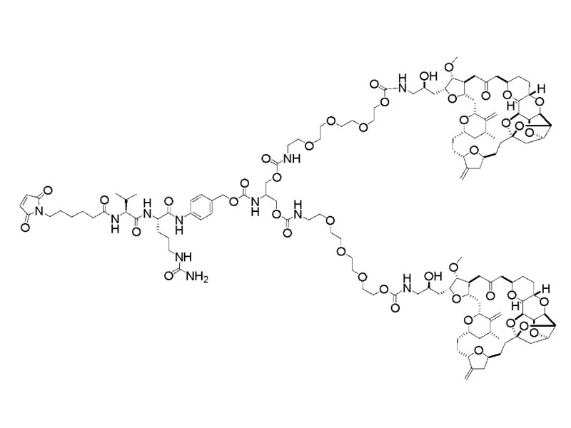Mal-Val-Cit-PAB-(PEG4-Eribulin)2