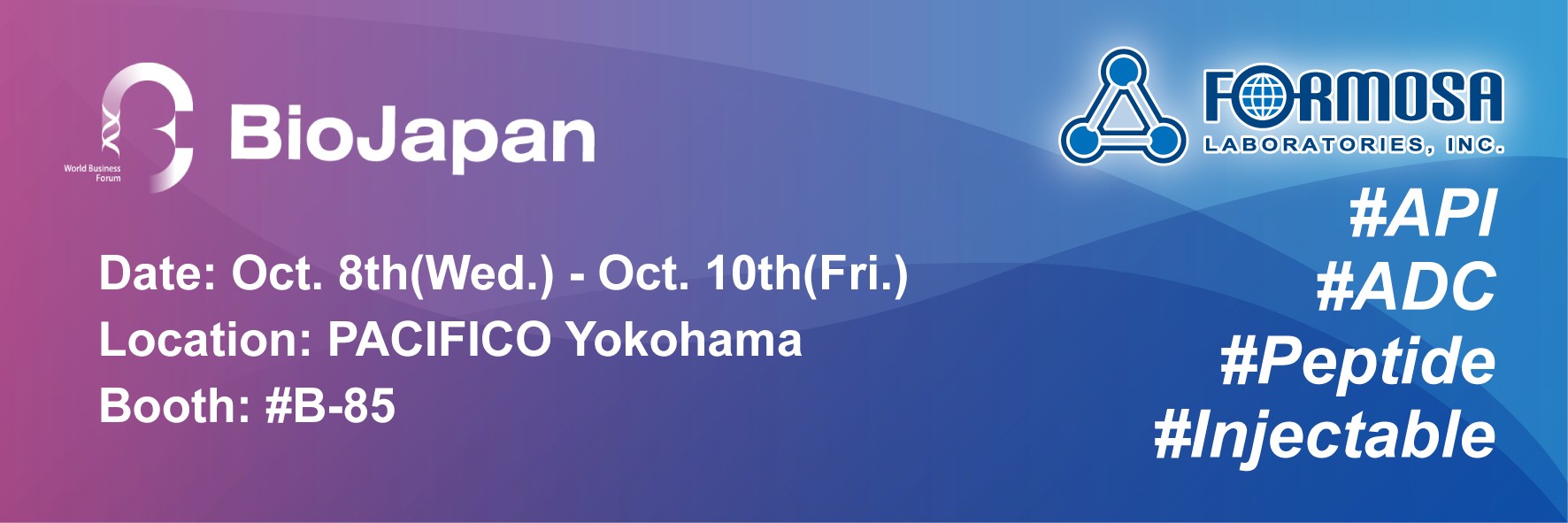 Bio Japan and CPhI Frankfurt